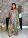 Outside the lines jumpsuit