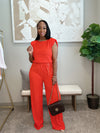 Business Casual jumpsuit - orange