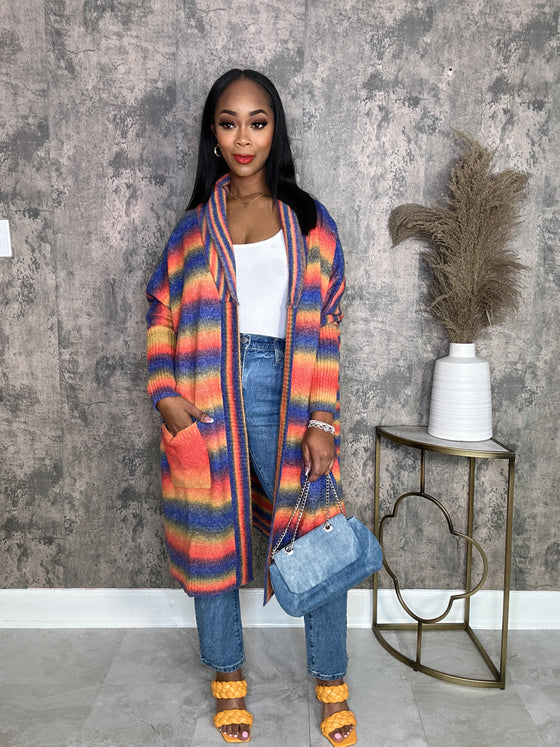Multi Color Cardigan