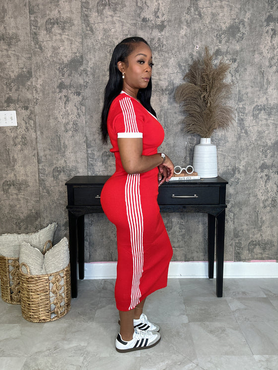 Dias Stripes -Red
