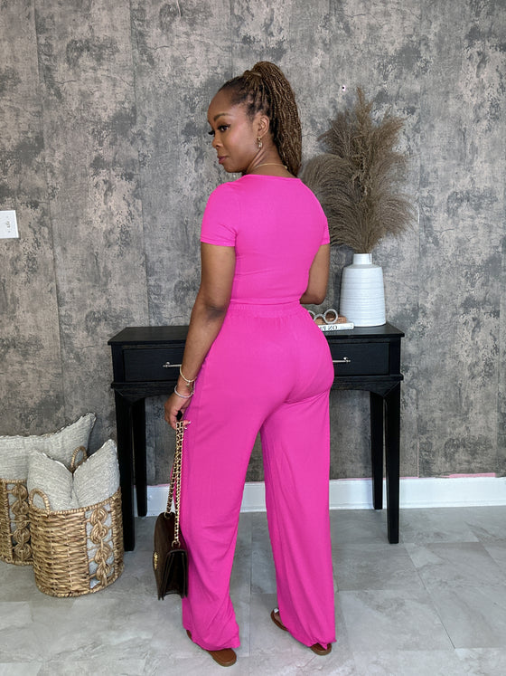 Comfy and Soft 2-piece set - pink