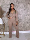 Twisted 2-piece set - tan