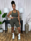 Active wear 2-piece set :olive