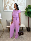Business Casual jumpsuit - purple-1