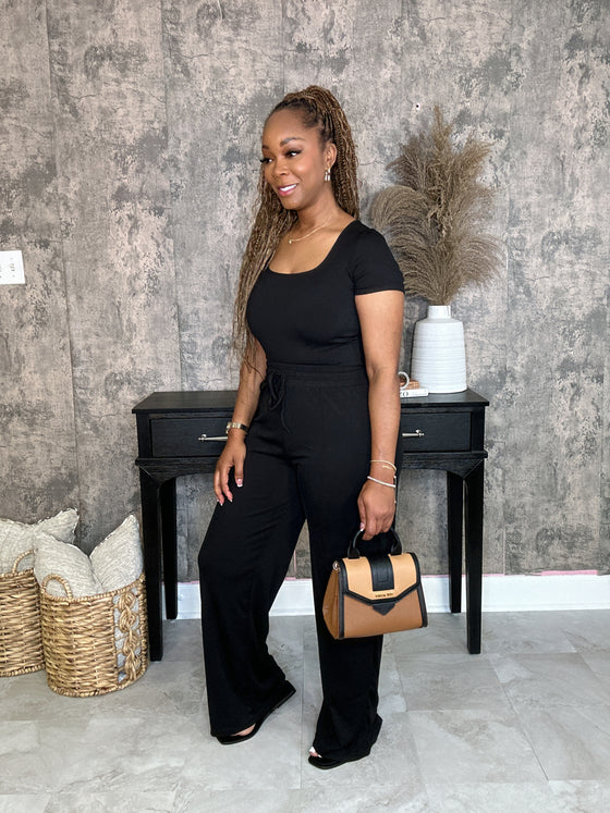 Comfy and Soft 2-piece set - Black