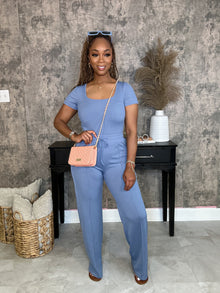  Comfy and Soft 2-piece set - Blue