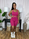 Active wear 2-piece set (magenta ) I