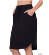 On the Go 2-piece skirt set - Black